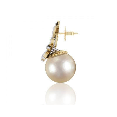 Aakansha Pearl Diamond Earring